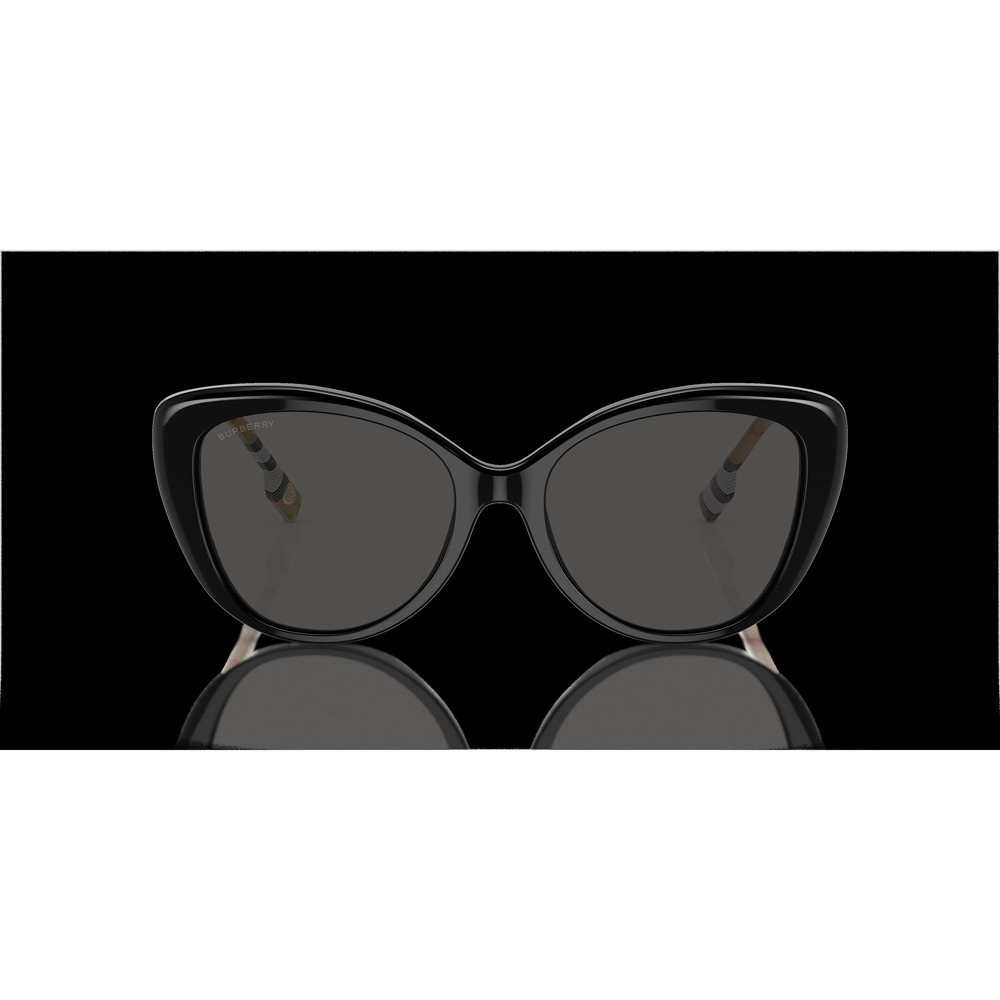 Burberry BE4407 3853/87 Black Check Plaid/Dark Grey Gradient 54mm Sunglasses - Picture 2 of 5